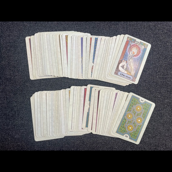 •1990 The Celtic Tarot by Courtney Davis Box Set Aquarian Press• - Picture 8 of 12